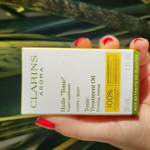 Clarins Aroma Tonic Treatment Oil - Yellow and Green